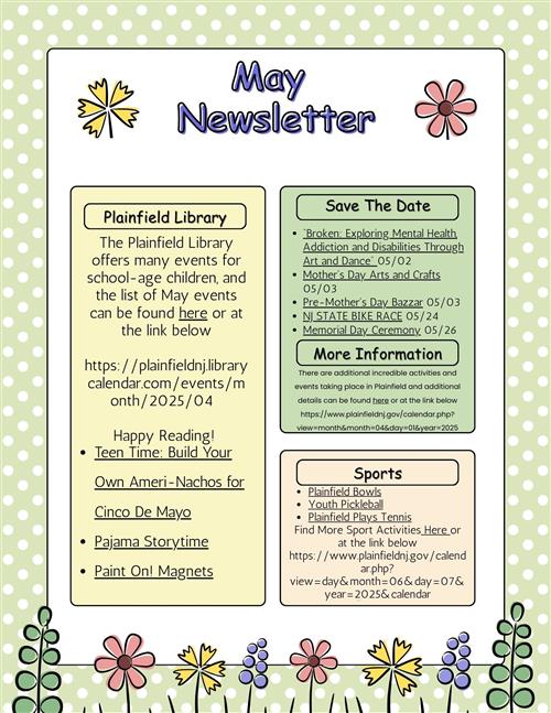 May Newsletter
